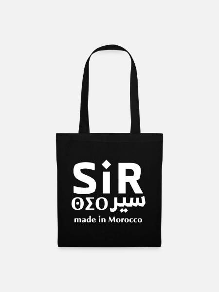 Sir Maroc Made in Morocco - Sac en tissu - noir