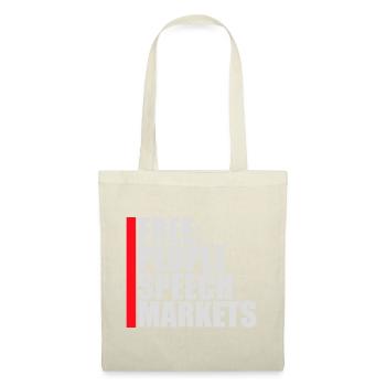 Free Speech Markets People Libertarian Freedom Logo - Tote Bag - nature - Front