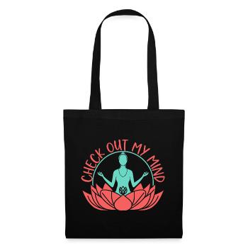 Yoga Check Out My Mind Funny Yoga - Tote Bag - black - Front