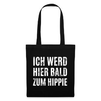 Lustiger Spruch Deutschland - Stoffbeutel - Schwarz - Vorne