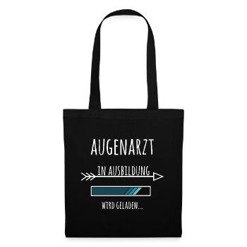 Augenarzt Ausbildung Medizinstudium Arzt Medizin - Stoffbeutel - Schwarz - Vorne