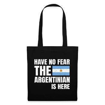 Have No Fear The Argentinian Is Here Argentinier - Tote Bag - black - Front