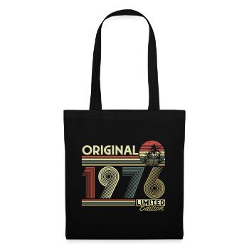 Original 1976 Vintage Vintage Retro Birthday - Tote Bag - black - Front