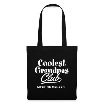 Coolest Grandpas Club - Stoffbeutel - Schwarz - Vorne