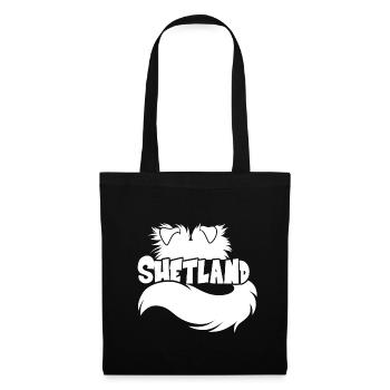 Abbildung Shetland - White - Stoffbeutel - Schwarz - Vorne