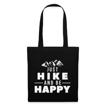 Juste errer et être heureux - Sac en tissu - noir - Devant
