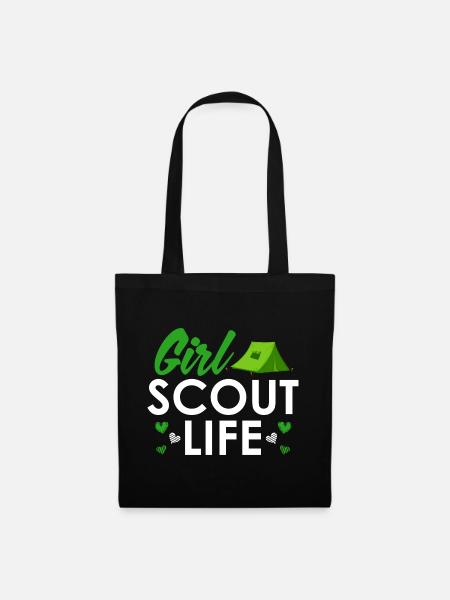 Scout Girl Life - Scouts Girl Scouts - Sac en tissu - noir