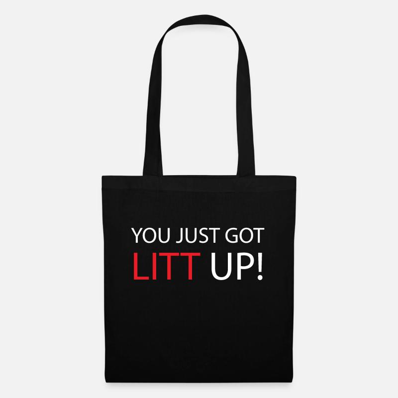 You just got Litt up - Louis Litt - Suits - Stoffbeutel - Schwarz