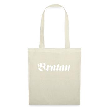 Bratan Jugendsprache Jugendwort - Stoffbeutel - Natur - Vorne