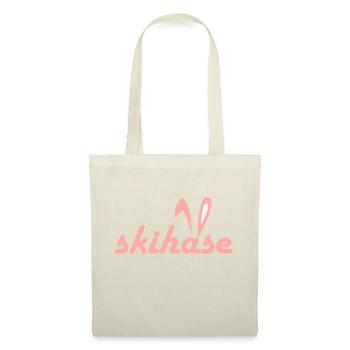 Oreilles de lapin de ski - Sac en tissu - nature - Devant