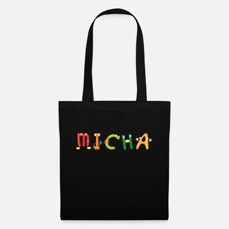Micha - Stoffbeutel - Schwarz