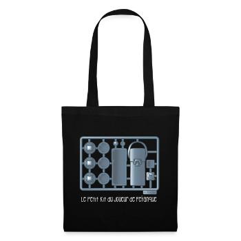 Le petit kit du joueur de pétanque - Sac en tissu - noir - Devant