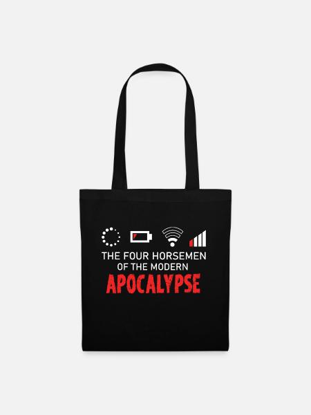 Programmeur gamer ordinateur nerd geek cadeau - Sac en tissu - noir