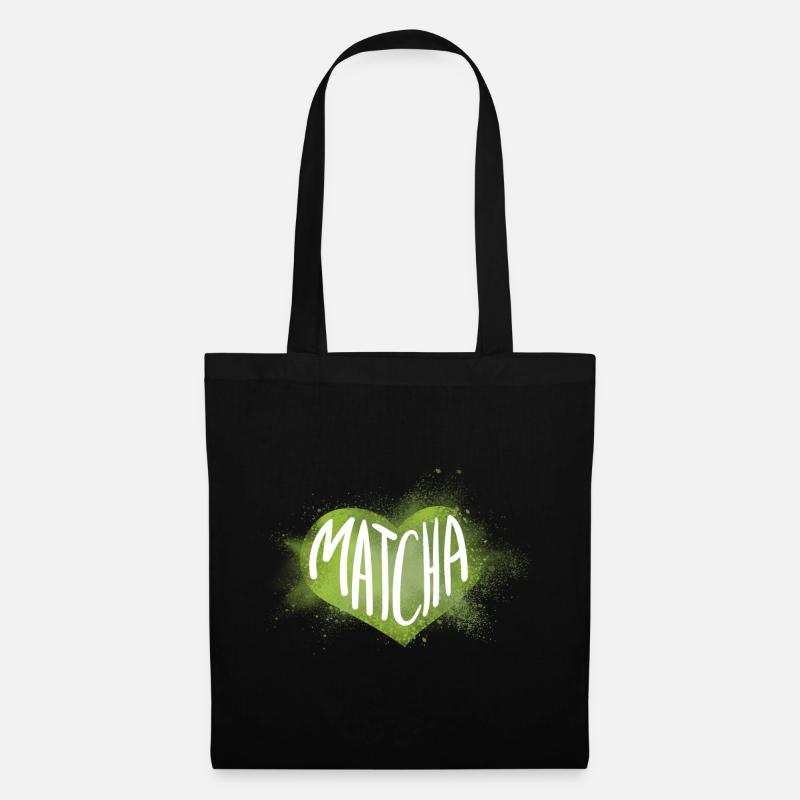 Matcha Tea Powder Matcha Tea Powder - Tote Bag - black