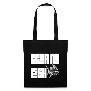 Ne craignez pas le poisson - Sac en tissu - noir - Devant