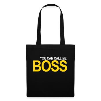 call me BOSS - Tote Bag - black - Front