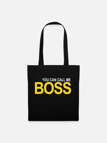 appelez-moi BOSS - Sac en tissu - noir