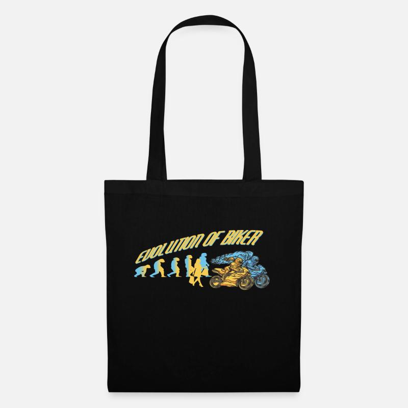Evolution Moto de course de moto - Sac en tissu - noir