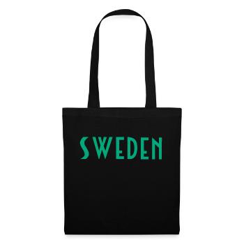 Suède - Sac en tissu - noir - Devant