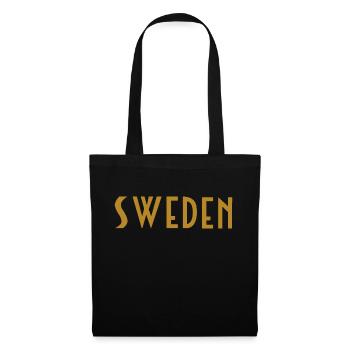 Suède - Sac en tissu - noir - Devant