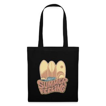 Summer Feeling - Stoffbeutel - Schwarz - Vorne
