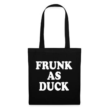 Frunk as duck - Stoffbeutel - Schwarz - Vorne