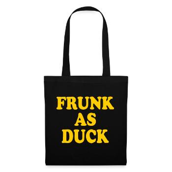 Frunk as duck - Stoffbeutel - Schwarz - Vorne