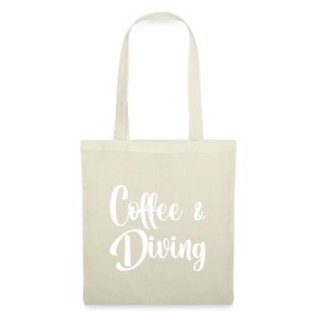 Plongée au café - Sac en tissu - nature - Devant