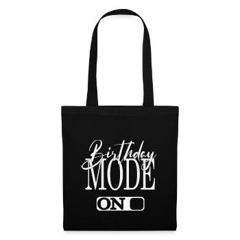 MODE ANNIVERSAIRE ACTIVÉ - Sac en tissu - noir - Devant