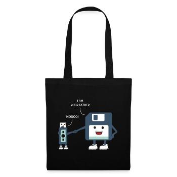 Best Papa Daddy Daddy Grandpa Father's Day T-Shirt - Tote Bag - black - Front