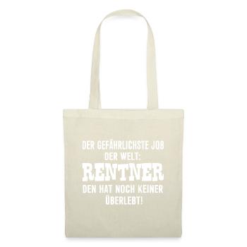 Rentner - Stoffbeutel - Natur - Vorne