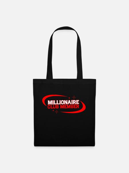 Millionaire Club Member 13 - Stoffbeutel - Schwarz
