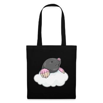 Nuages de taupes - Sac en tissu - noir - Devant