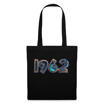 Année 1962 - Sac en tissu - noir - Devant