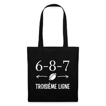 rugby, rugby sport, rugby humour - Sac en tissu - noir - Devant