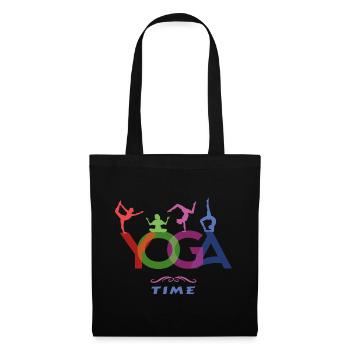 YOGA Time - The time of yoga - Tote Bag - black - Front