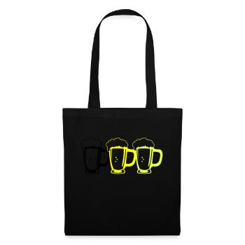 Beer glasses - Tote Bag - black - Front