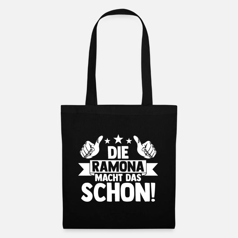Ramona - Stoffbeutel - Schwarz