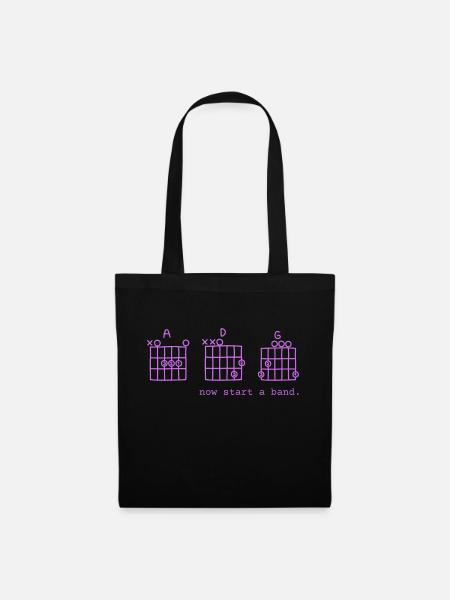 Jetzt eine Band gründen - Lustiges Design inspiriert vom OC - Stoffbeutel - Schwarz