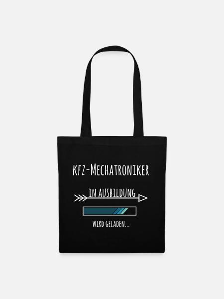 Kfz Mechatroniker Ausbildung Beruf Geschenk - Stoffbeutel - Schwarz