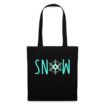 Snowflake Snow - Tote Bag - black - Front