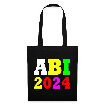 Abi 2024 - Stoffbeutel - Schwarz - Vorne