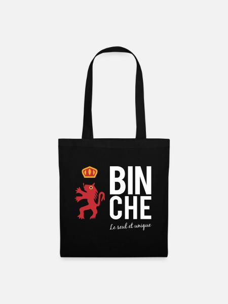 Binche le seul et unique - Carnaval de Binche - Sac en tissu - noir