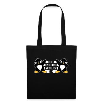 I Just Really Like Penguins OK Ich mag Pinguine - Tote Bag - black - Front