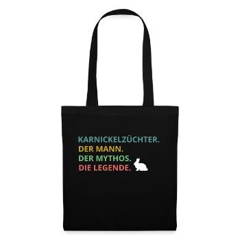 Rabbit Bunny Funny Sayings Gift - Tote Bag - black - Front