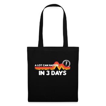 A Lot Can Happen In 3 Days Easter Day Cross - Tote Bag - black - Front
