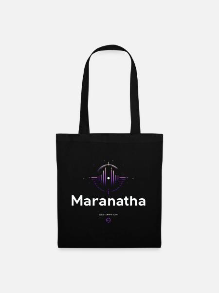 Maranatha Lobpreis Welle - Stoffbeutel - Schwarz