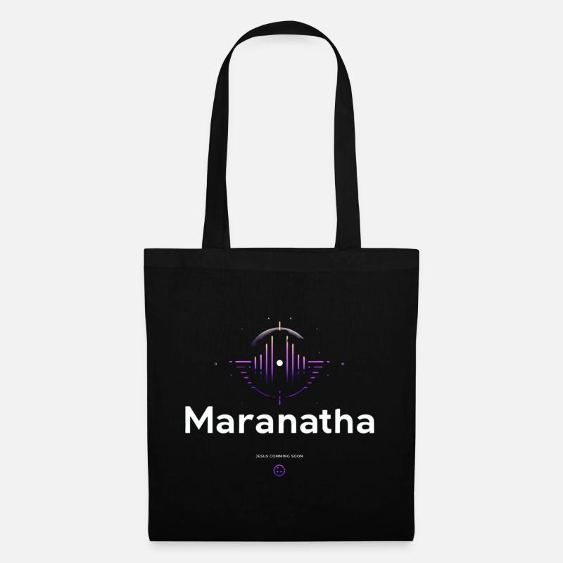 Maranatha Lobpreis Welle - Stoffbeutel - Schwarz
