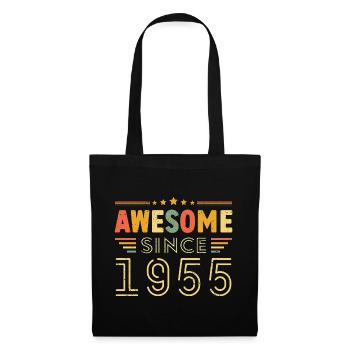 Vintage Legend 1955 Gift from 1955 - Born in 1955 - Tote Bag - black - Front