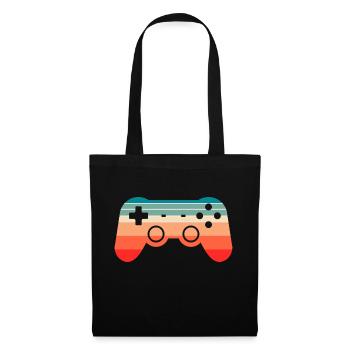 Gamer Gaming Gamepad - Stoffbeutel - Schwarz - Vorne